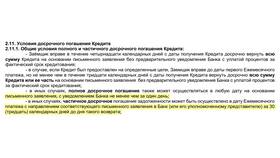 Что значит досрочное погашение кредита в Эйвон