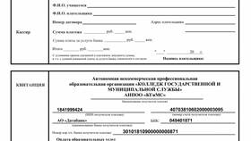 Назначение платежа: что писать при оплате за колледж в Эйвон