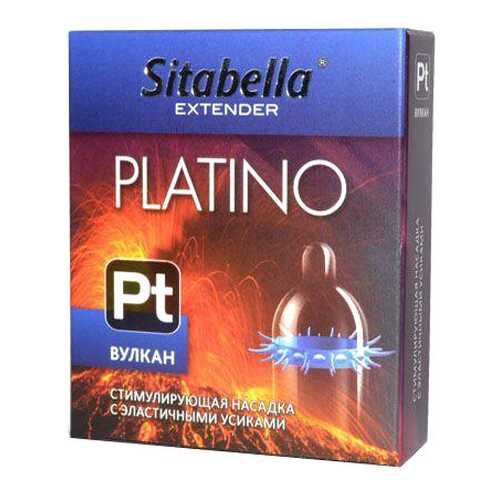 Презерватив-насадка Platino Вулкан с усиками в Эйвон