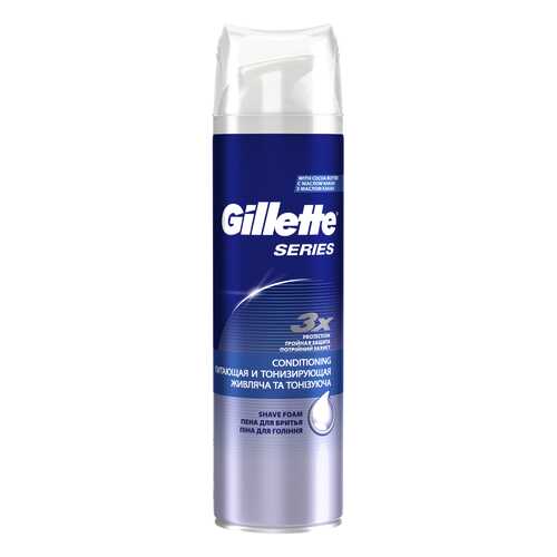 Пена для бритья Gillette Series Питающая и тонизирующая 250 мл в Эйвон