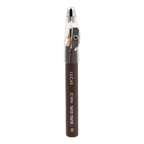 Карандаш для бровей LUCAS CC Brow Tint Wax Fixator №03 Коричневый 2,5 г в Эйвон