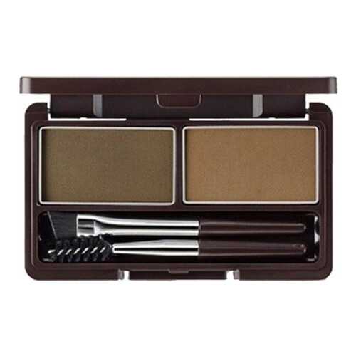 Пудра для бровей The Saem Eco Soul Eyebrow Kit, 02 Серо-коричневая, 2*2,5 г в Эйвон