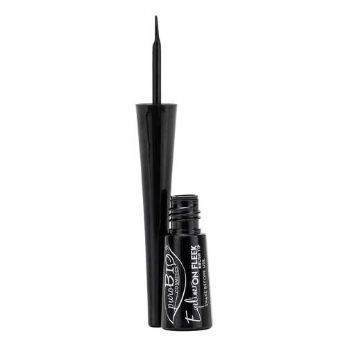 Подводка для глаз PuroBio Eyeliner On Fleek Brush Tip Black 3 мл в Эйвон