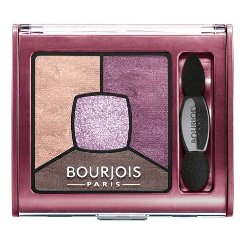 Тени для век Bourjois Smoky Stories Quad Eyeshadow Palette 15 Brilliant Prunette в Эйвон