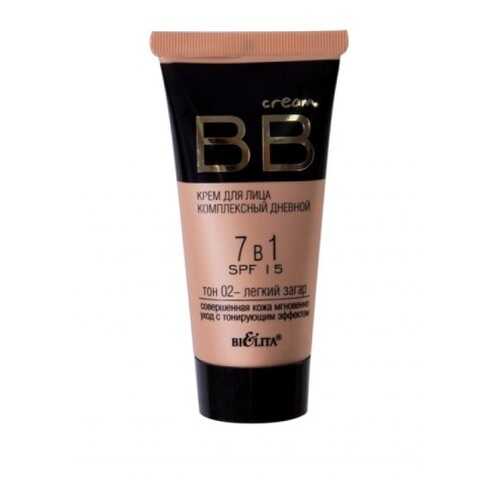 BB крем Белита комплексный дневной 7 в 1 SPF 15 тон 02 легкий загар 30 мл в Эйвон