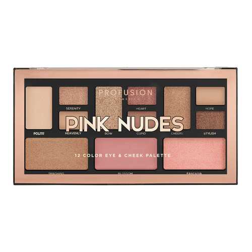Набор для макияжа PROFUSION Pink Nudes Color Eye & Cheek Palette в Эйвон