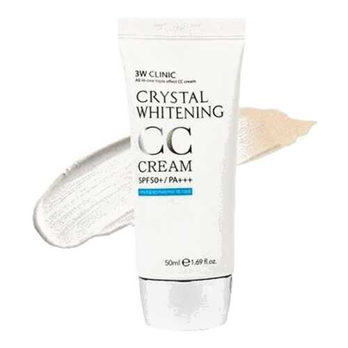 СС средство 3W Clinic Crystal Whitening Glitter Beige 50 мл в Эйвон