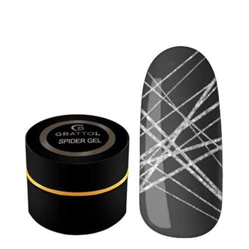 Grattol Гель-краска Spider Gel Silver в Эйвон