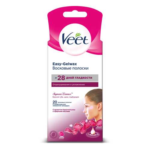 Восковые полоски для лица Veet Suprem Essence 18 шт в Эйвон