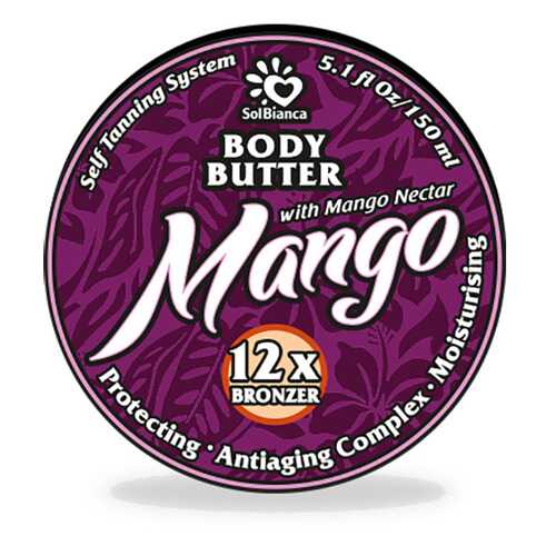 Твердое масло-автозагар SOL BIANCA Body Butter Mango с бронзаторами 150 мл в Эйвон