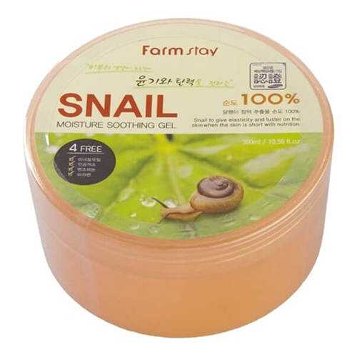 Гель для тела FarmStay MOISTURE SOOTHING GEL SNAIL 300мл в Эйвон