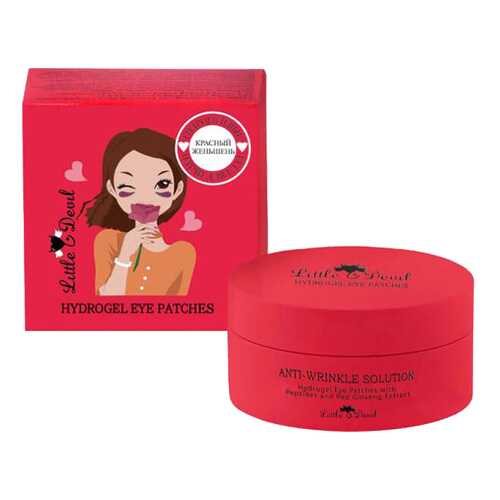 Патчи для век Little Devil Anti-Wrinkle Solution with Peptides&Red Ginseng Extract в Эйвон