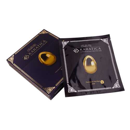 Дышащая маска KARATICA Gold Duck’s Egg GDII Foil Mask из золотой фольги с лецитином, 5 шт в Эйвон
