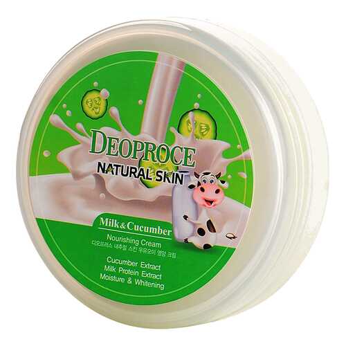 Крем для лица Deoproce Milk Cucumber Natural Skin Nourishing Cream 100 г в Эйвон