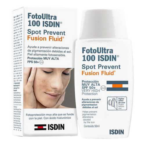 Крем для лица Isdin Foto Ultra 100 Spot Prevent Fusion Fluid SPF 50+ 50 мл в Эйвон