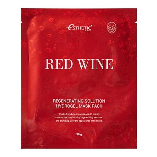 Маска для лица Esthetic House Red Wine Regenerating Solution Hydrogel Mask Pack 28 мл в Эйвон