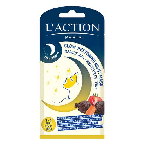 Маска для лица L'Action Glow-Restoring Night Mask 12 г в Эйвон