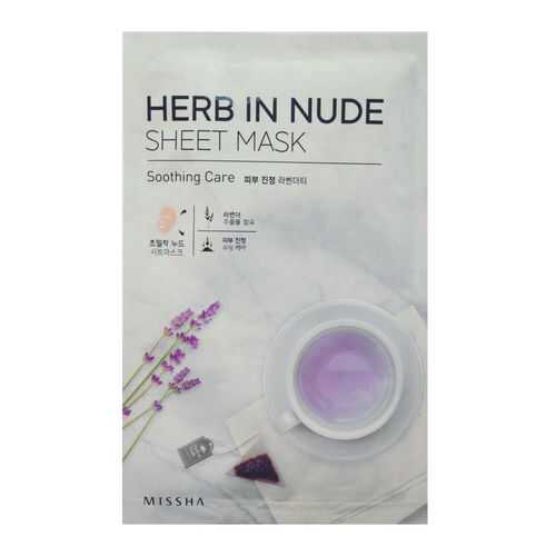 Маска для лица Missha Herb In Nude Sheet Mask Soothing Care 23 г в Эйвон