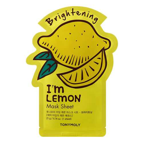 Маска для лица Tony Moly I'm Real Lemon Mask Sheet 21 мл в Эйвон