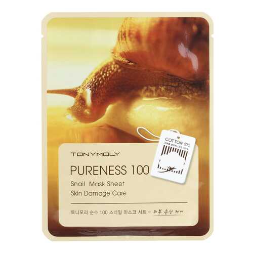 Маска для лица Tony Moly Pureness 100 Snail Mask Sheet 21 мл в Эйвон