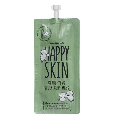 Очищающая маска Happy Skin, с зеленои? глинои?, 20 мл в Эйвон