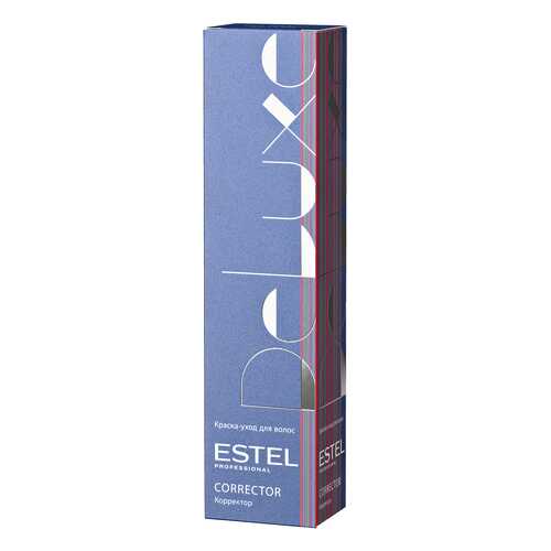 Краска для волос Estel Professional De Luxe 60 мл Корректор 0/11 Синий в Эйвон