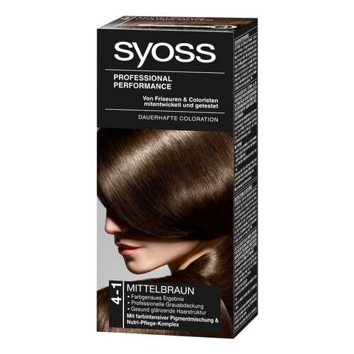 Краска для волос Syoss Color 4-1 Каштановый в Эйвон