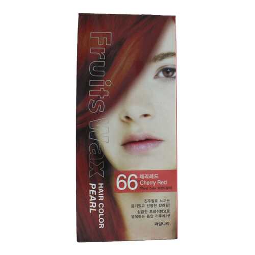 Краска для волос Welcos Fruits Wax Pearl Hair Color 66 Cherry Red 60 мл в Эйвон