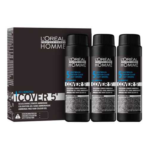 Оттеночный гель L'Oreal Professionnel Homme Cover 5 №5 Light Brown 150 мл в Эйвон