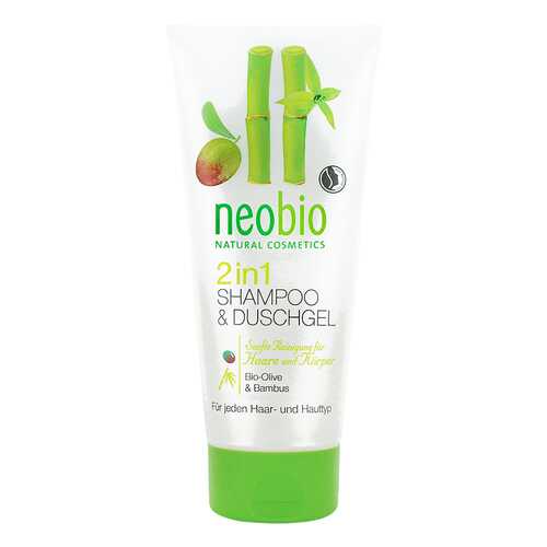 Шампунь neobio 2 in 1 Shower Gel & Shampoo 200 мл в Эйвон