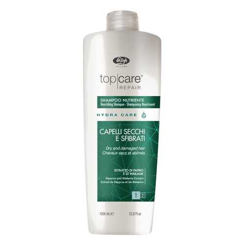 Шампунь питательный Lisap Milano Top Care Repair Hydra Care Nourishing Shampoo 1000 мл в Эйвон