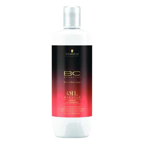 Шампунь Schwarzkopf Professional Bonacure Oil Miracle, 1000мл, для жёстких и толстых волос в Эйвон